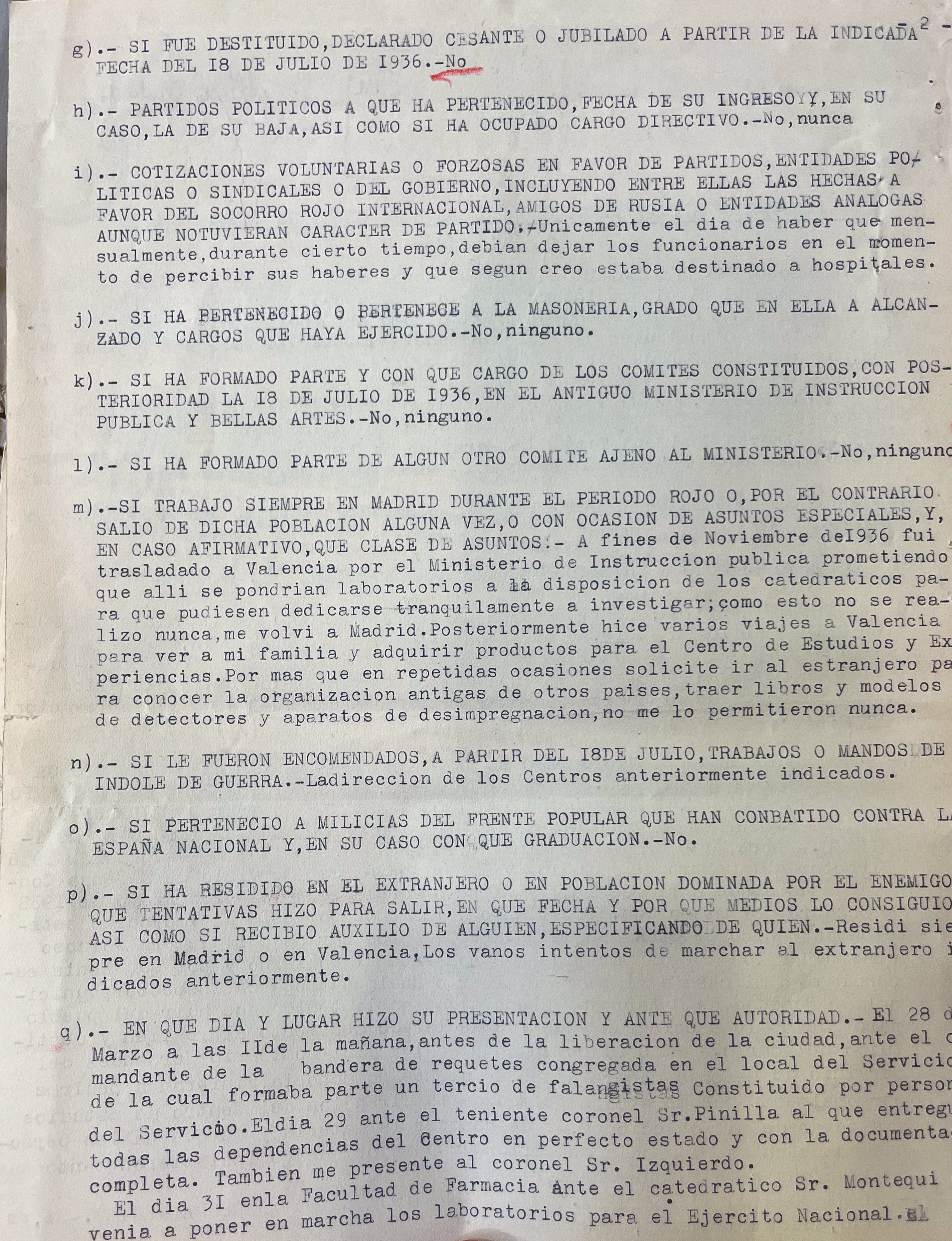 AGA, expedientes personales de catedráticos, 21/20523, expediente de Alberto Chalmeta y Tomás 31.019/155