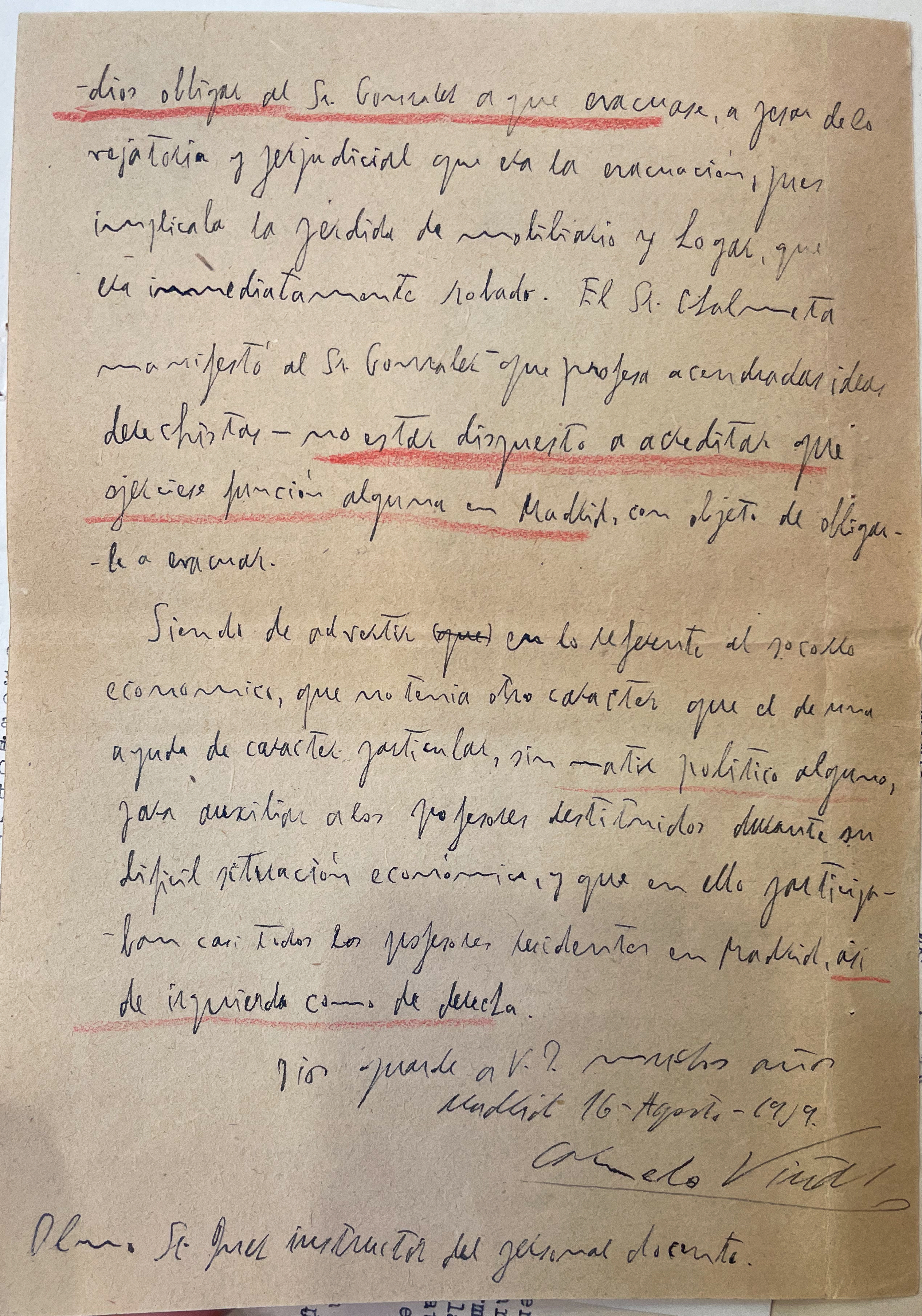 AGA, expedientes personales de catedráticos, 21/20523, expediente de Alberto Chalmeta y Tomás 31.019/155
