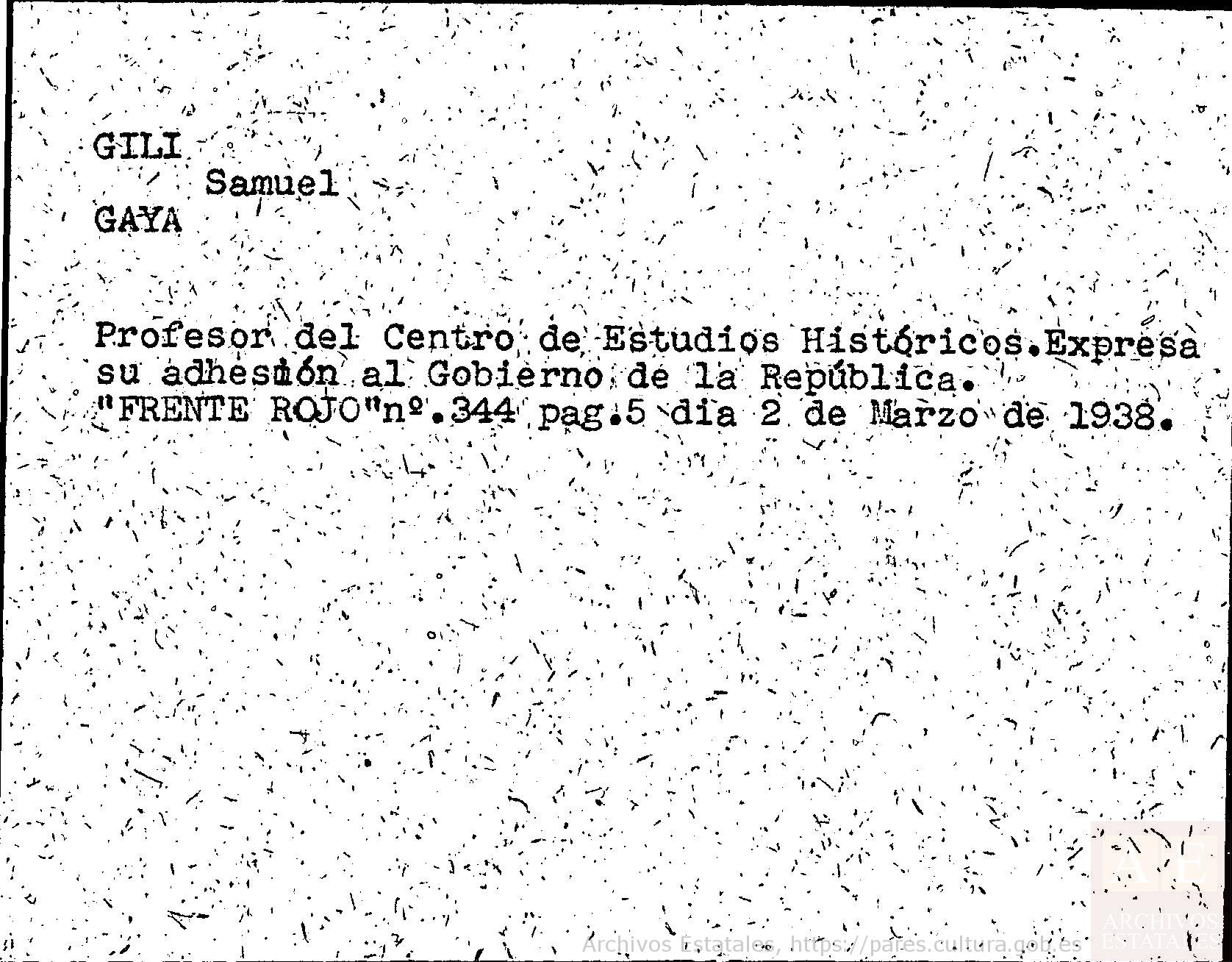 Centro Documental de la Memoria Histórica, DNSD-SECRETARÍA,FICHERO,26,G0162488