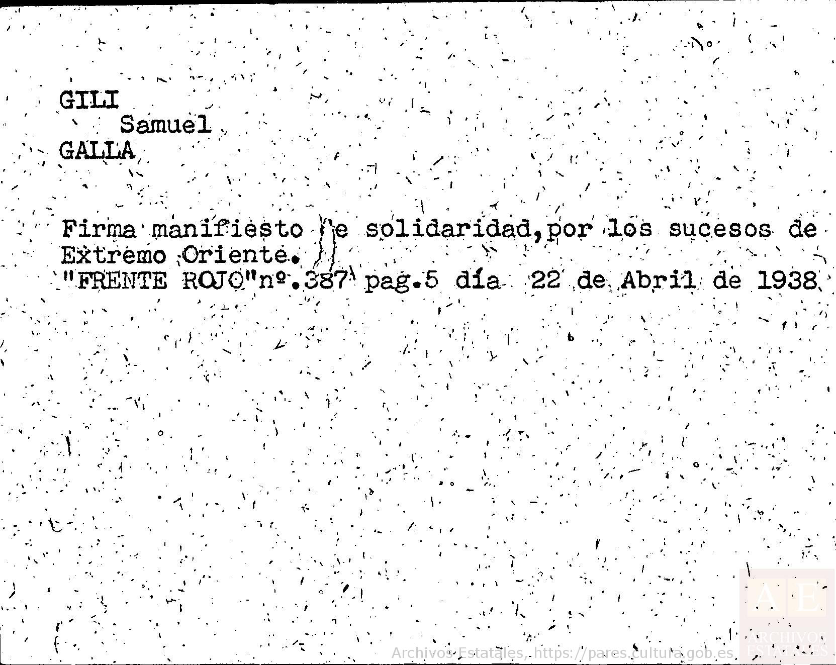 Centro Documental de la Memoria Histórica, DNSD-SECRETARÍA,FICHERO,26,G0162486