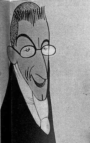 Caricatura de Luis de Zulueta y Escolano