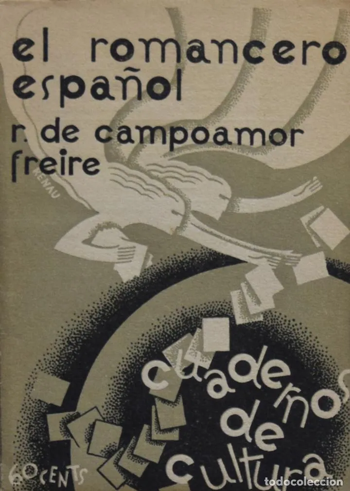 Libro de 1930 firmado por Ramón de Campoamor Freire y con portada de Josep Renau.